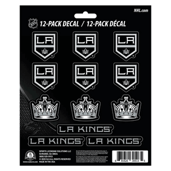 Los Angeles Kings 12 Count Mini Decal Sticker Pack