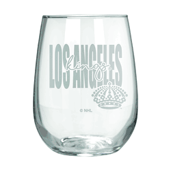 Los Angeles Kings 17oz Stemmless Wine Glass
