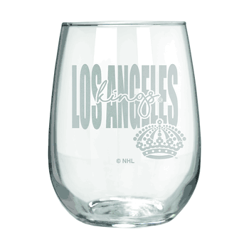 Los Angeles Kings 17oz Stemmless Wine Glass