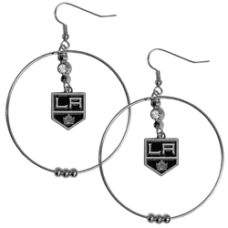 Los Angeles Kings 2 Inch Hoop Earrings