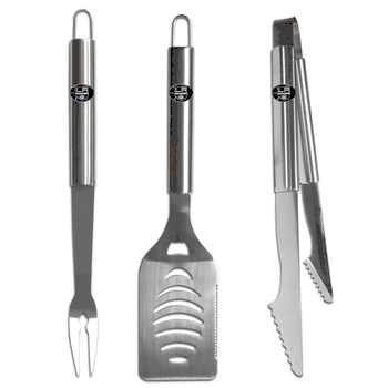 Los Angeles Kings 3 pc Stainless Steel BBQ Set