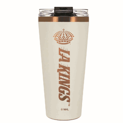 Los Angeles Kings 32oz Crme and Copper Big Slim Tumbler with Straw
