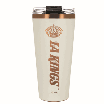 Los Angeles Kings 32oz Crme and Copper Big Slim Tumbler with Straw