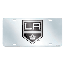 Los Angeles Kings 3D Stainless Steel License Plate