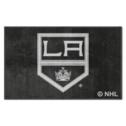 Los Angeles Kings 4X6 High-Traffic Mat with Durable Rubber Backing - Landscape Orientation