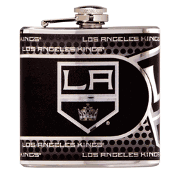Los Angeles Kings 6oz Stainless Steel Flask with Metallic Graphics