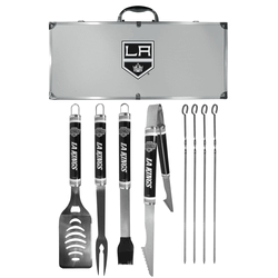 Los Angeles Kings 8 pc Logo BBQ Set