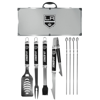 Los Angeles Kings 8 pc Logo BBQ Set