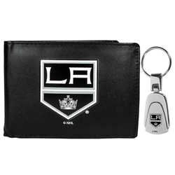 Los Angeles Kings Bi-fold Wallet & Steel Key Chain
