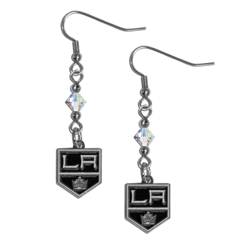 Los Angeles Kings Crystal Dangle Earrings