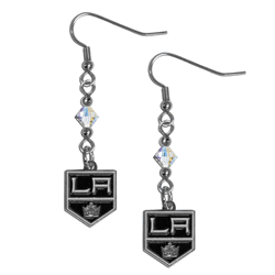 Los Angeles Kings Crystal Dangle Earrings