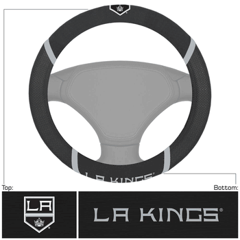 Los Angeles Kings Embroidered Steering Wheel Cover