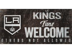 Los Angeles Kings Fans Welcome Sign