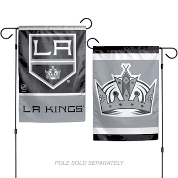 Los Angeles Kings Flag 12x18 Garden Style 2 Sided