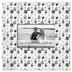 Los Angeles Kings Floral Pattern 10x10 Frame