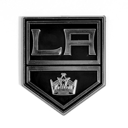 Los Angeles Kings Molded Chrome Plastic Emblem