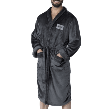 Los Angeles Kings NHL Black Snipe L/XL Silk Touch Robe 26x47 Inches