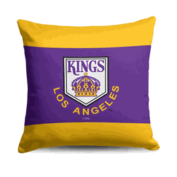 Los Angeles Kings NHL Vintage Logo Throw Pillow 18X18