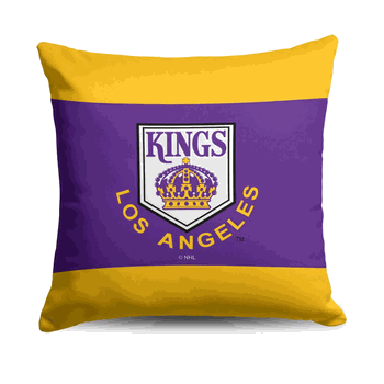 Los Angeles Kings NHL Vintage Logo Throw Pillow 18X18