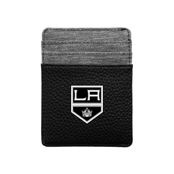 Los Angeles Kings Pebble Front Pocket Wallet Black