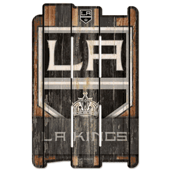 Los Angeles Kings Sign 11x17 Wood Fence Style