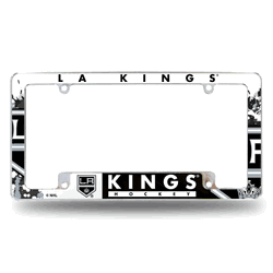 Los Angeles Kings Standard 12" x 6" Chrome All Over Automotive License Plate Frame for Car/Truck/SUV