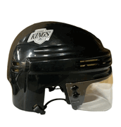 Los Angeles Kings T/B SportStar NHL Hockey Player Mini Helmet - Black0 Los Angeles Kings T/B SportStar NHL Hockey Player Mini Helmet - Black
