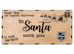 Los Angeles Kings To Santa 6x12 Sign