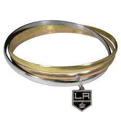 Los Angeles Kings Tri-color Bangle Bracelet