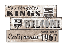 Los Angeles Kings Welcome 3 Plank