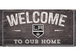 Los Angeles Kings Welcome Distressed 6x12