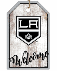 Los Angeles Kings Welcome Team Tag 11x19 Sign
