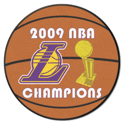 Los Angeles Lakers 2009 NBA Champions Basketball Rug - 27in. Diameter