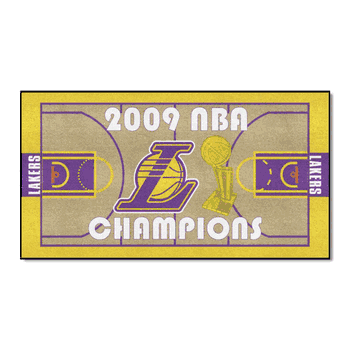 Los Angeles Lakers 2009 NBA Champions Large Court Runner Rug - 30in. x 54in.