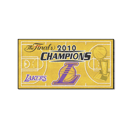 Los Angeles Lakers 2010 NBA Champions Court Runner Rug - 24in. x 44in.