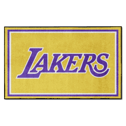 Los Angeles Lakers 4ft. x 6ft. Plush Area Rug