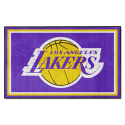 Los Angeles Lakers 4ft. x 6ft. Plush Area Rug