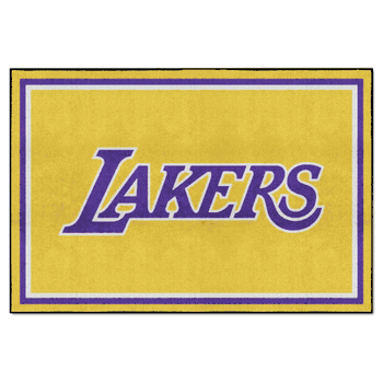 Los Angeles Lakers 5ft. x 8 ft. Plush Area Rug