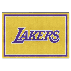 Los Angeles Lakers 5ft. x 8 ft. Plush Area Rug