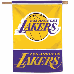 Los Angeles Lakers Banner 28x40 Vertical