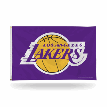 Los Angeles Lakers Purple 3' x 5' Banner Flag