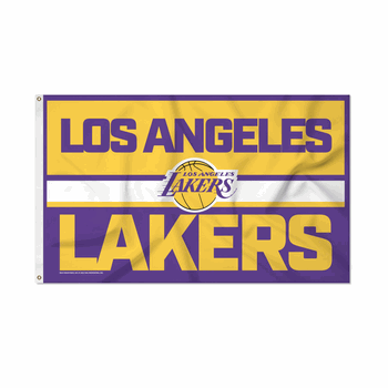 Los Angeles Lakers Bold 3' x 5' Banner Flag