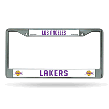 Los Angeles Lakers Standard Chrome Frame with Plastic Inserts 12