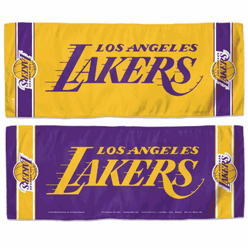 Los Angeles Lakers Cooling Towel 12x30