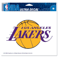 Los Angeles Lakers Decal 5x6 Color