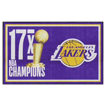 Los Angeles Lakers Dynasty 5ft. x 8ft. Plush Area Rug