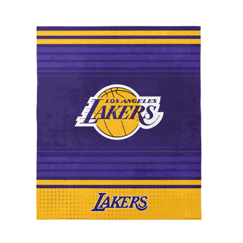 Los Angeles Lakers NBA Duo Stripe Microfiber Beach Towel 60x70 inches
