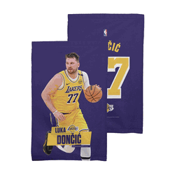 Los Angeles Lakers NBA Luka Doncic 2 Pack Fan Towel 16x25 inches