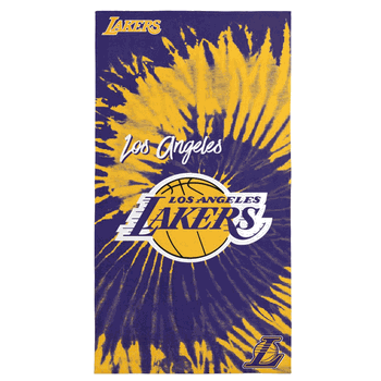 Los Angeles Lakers NBA Psychedelic Beach Towel 30 x 60 inches