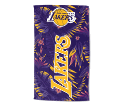 Los Angeles Lakers NBA Tropic Oversized Beach Towel 42x72 inches